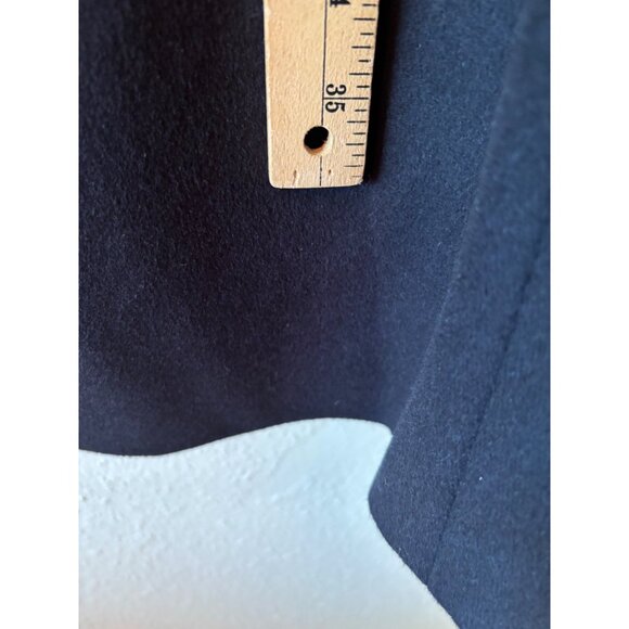 AllSaints Womens Baye Wool Blend Double-Breasted Coat Gold Buttons US 4 UK 8 - Picture 10 of 15